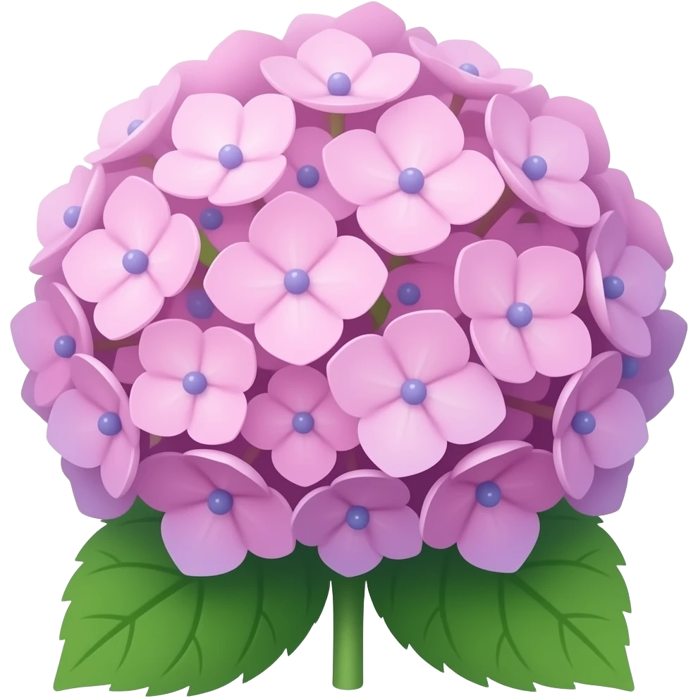 Hydrangea emoji
