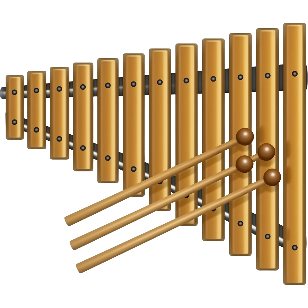 Una marimba emoji