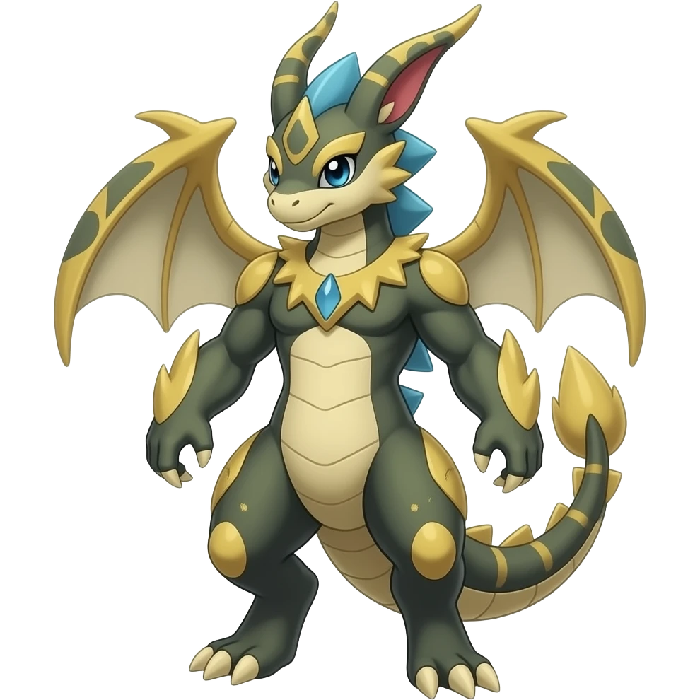 Salandit-Salamence-Zeraora-Renamon-Fakemon-hybrid emoji