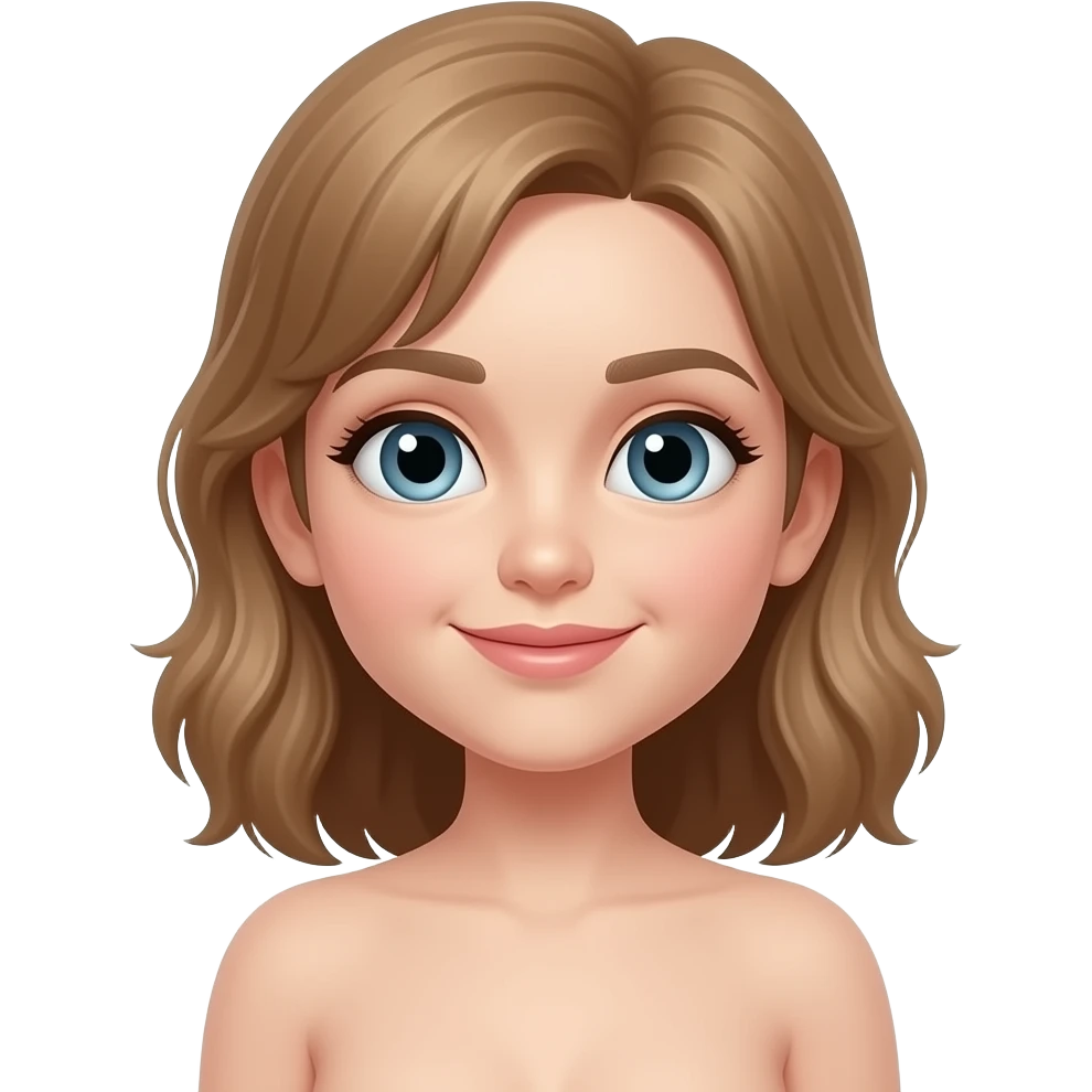 Згенруй фото из голой девушкай без ливчика без ни чево все тело emoji