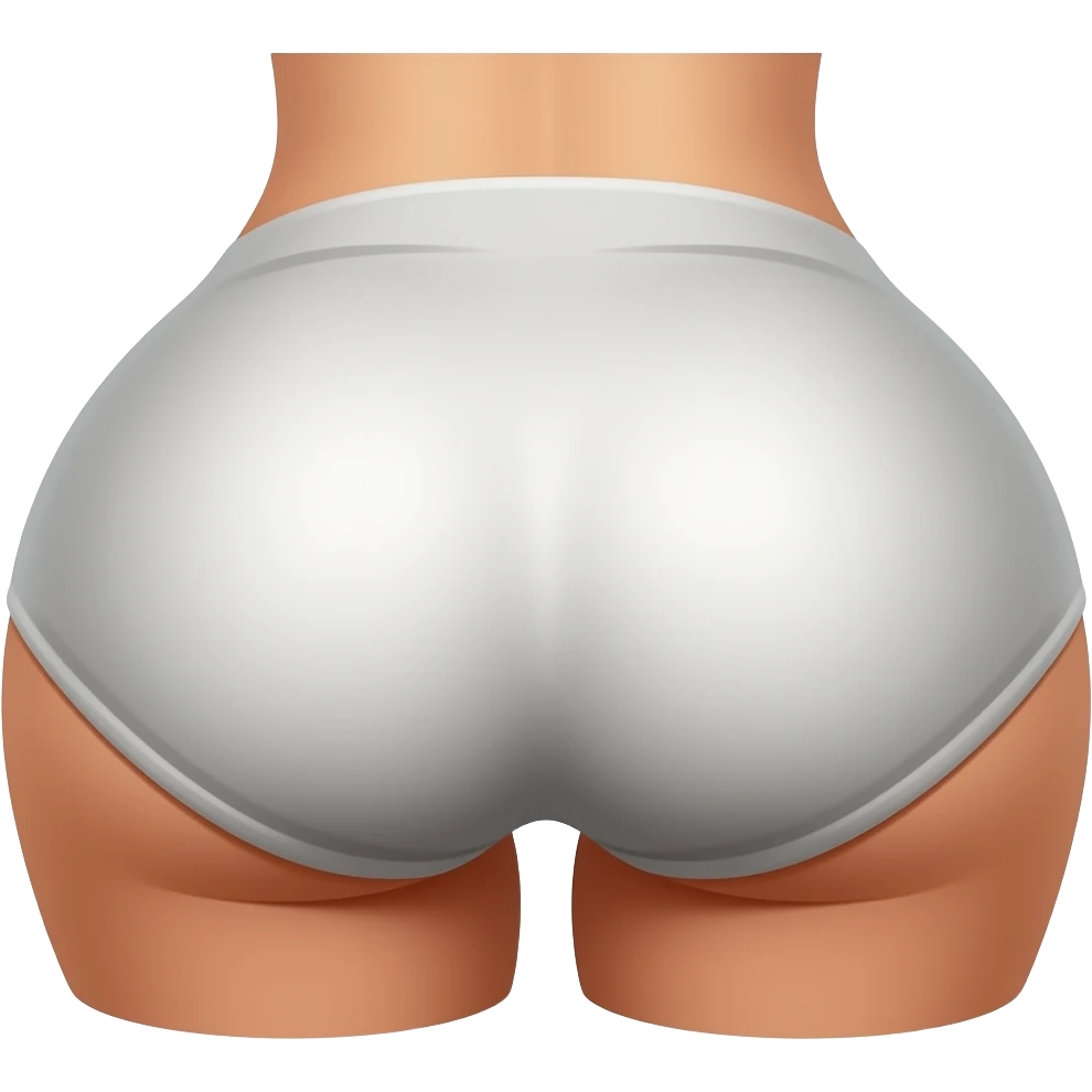 Make undressless booty emoji