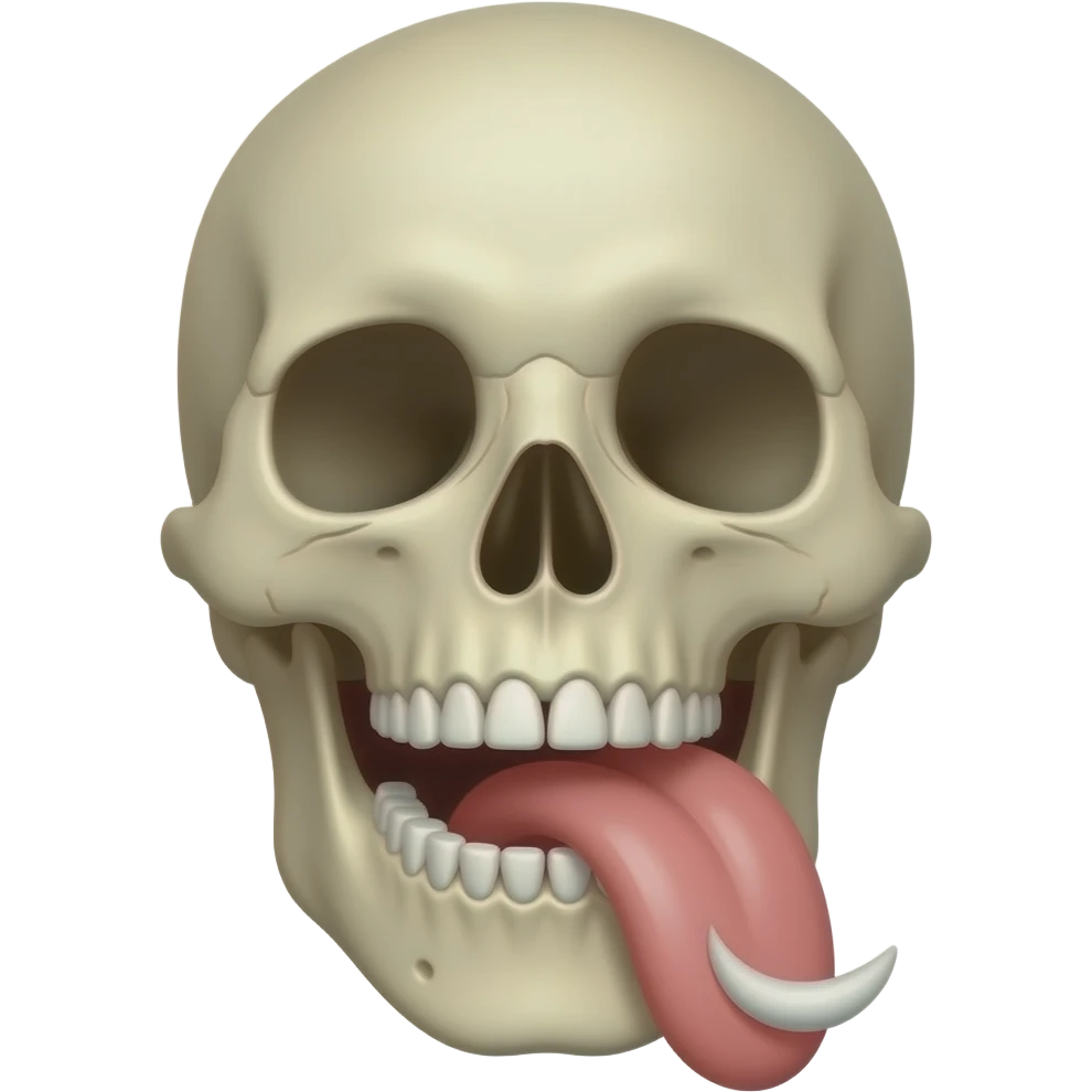 🦴👅 emoji