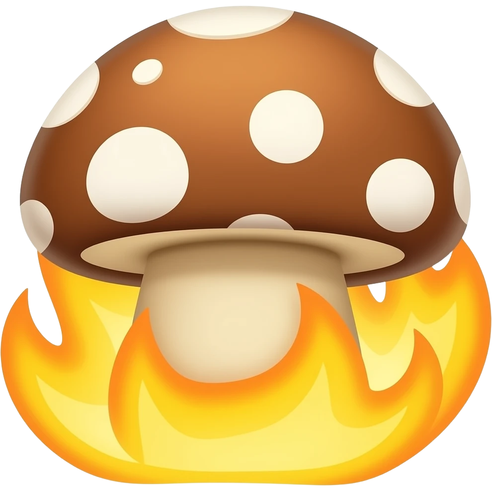 🍄 🔥 emoji