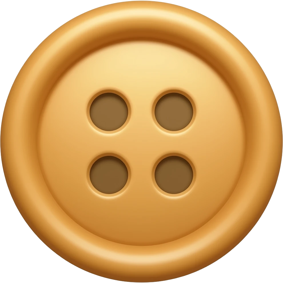 Cookie shaped like a button emoji
