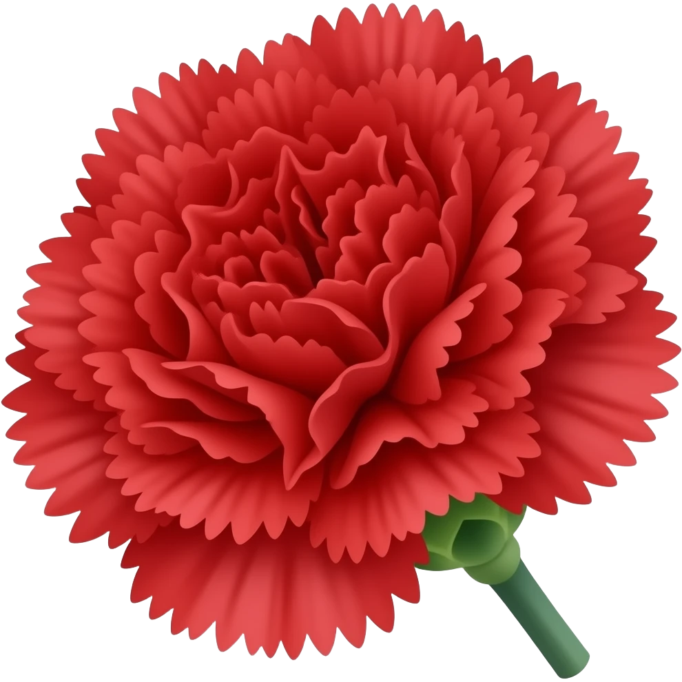 Red carnation emoji