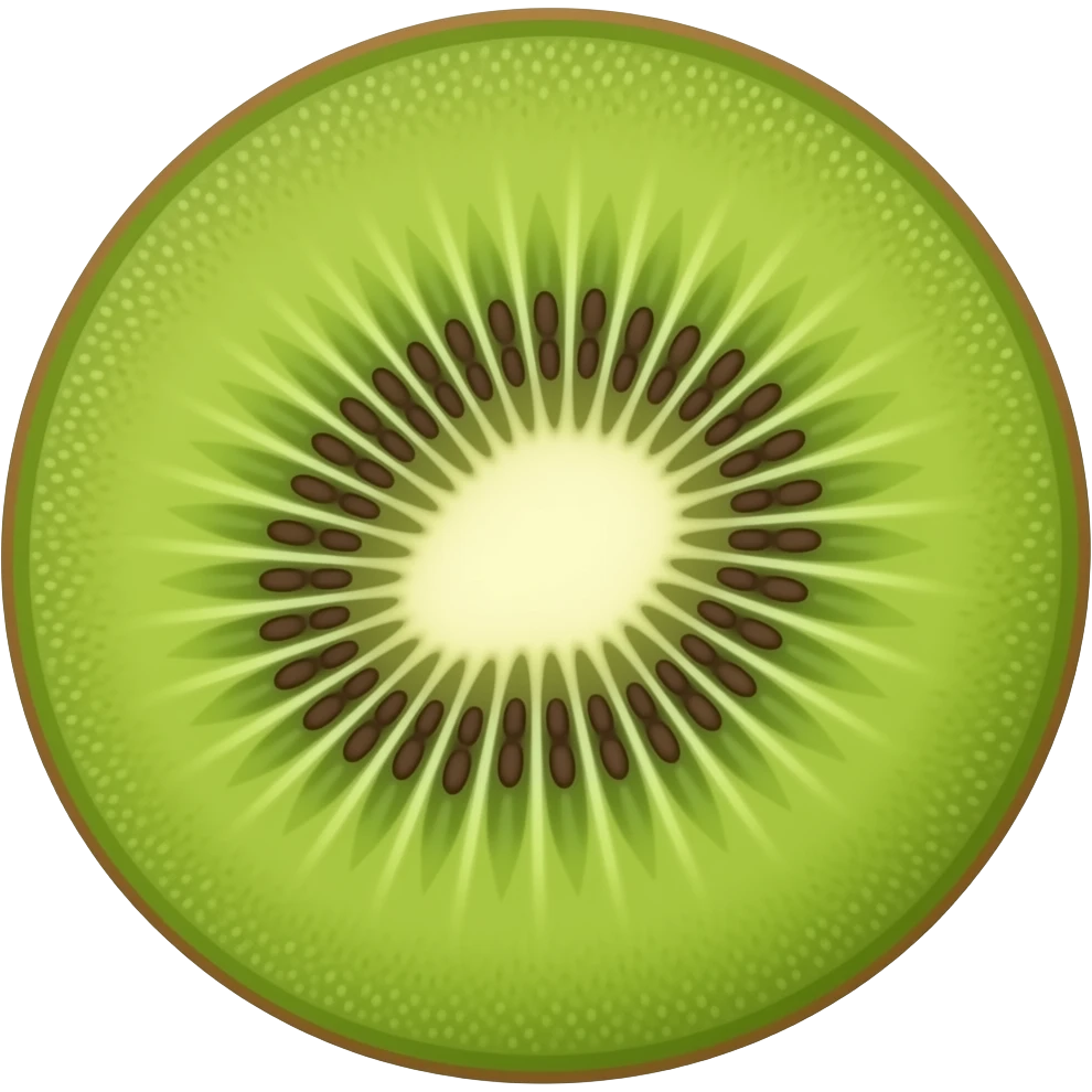 Non cut kiwi emoji