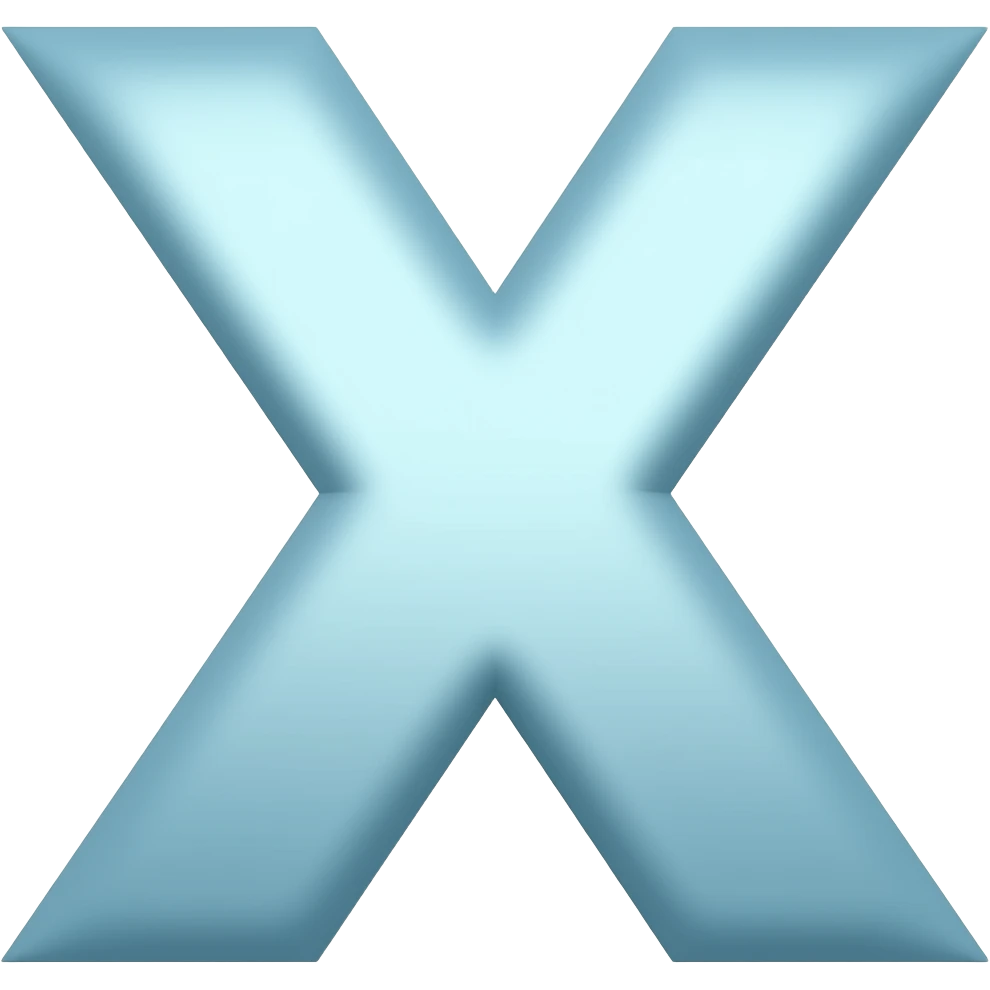 X emoji