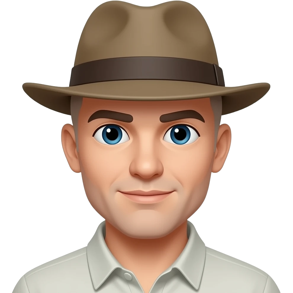 🧑‍🦲+👒 emoji