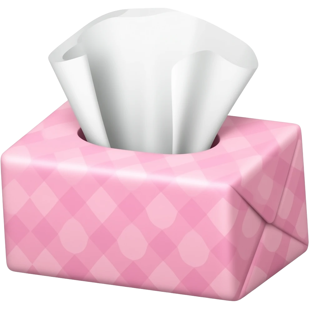 pink tissue in box emoji