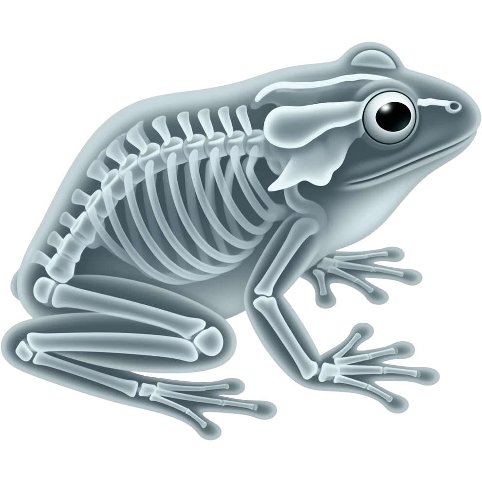X-ray frog emoji