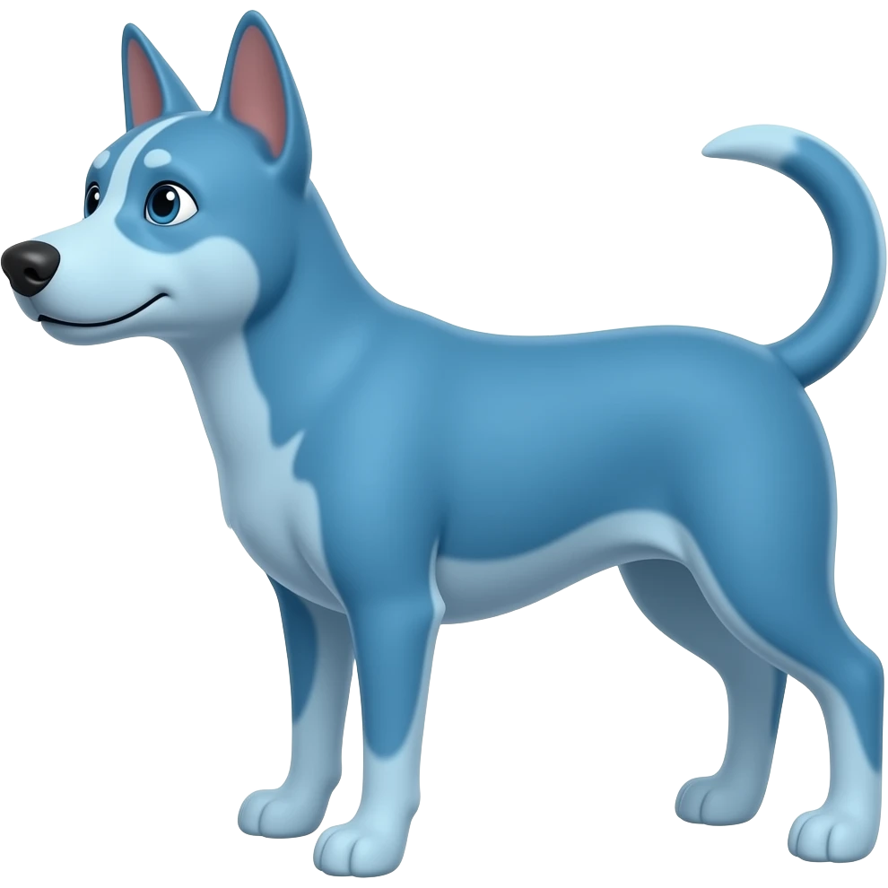 smurf dog emoji