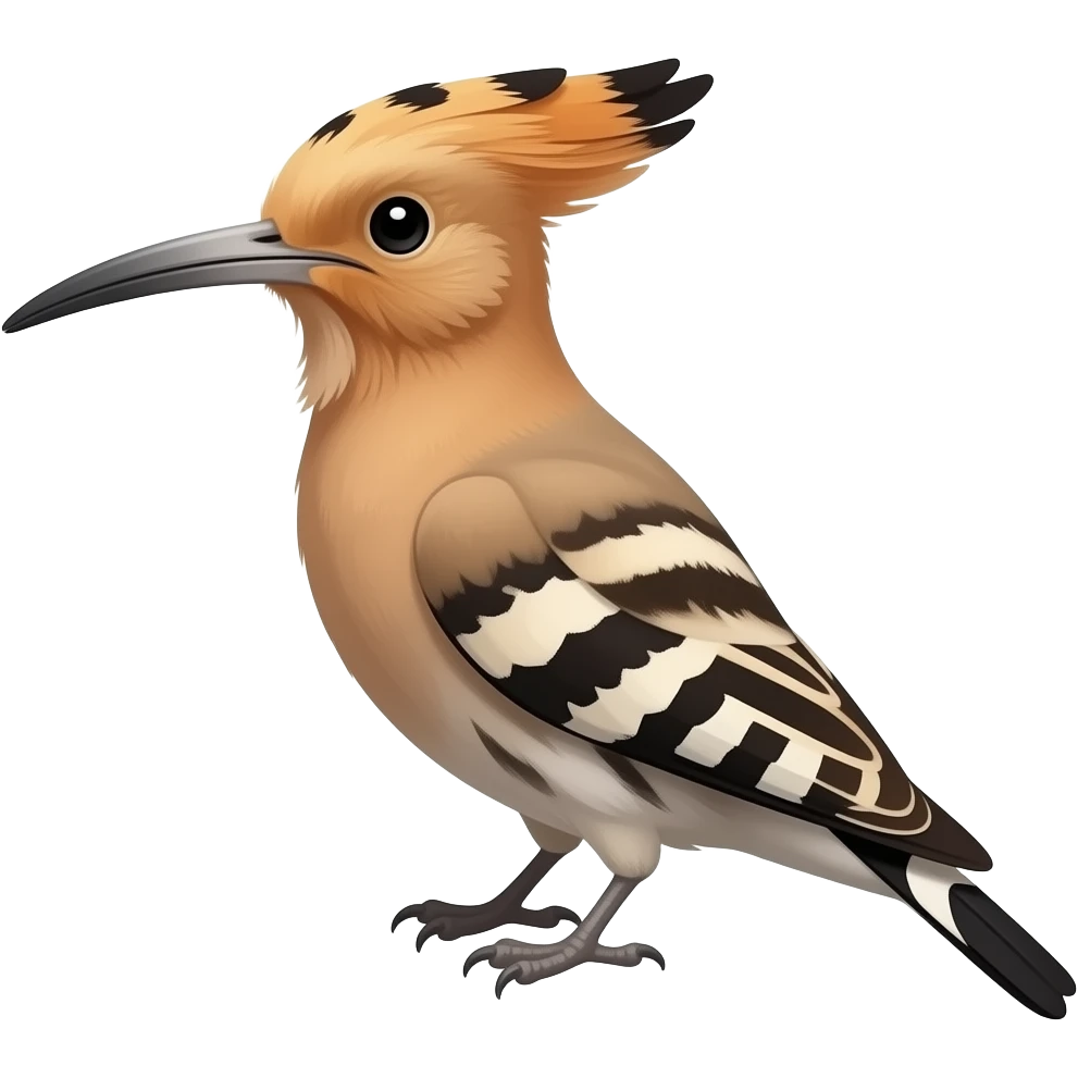 Hoopoe emoji