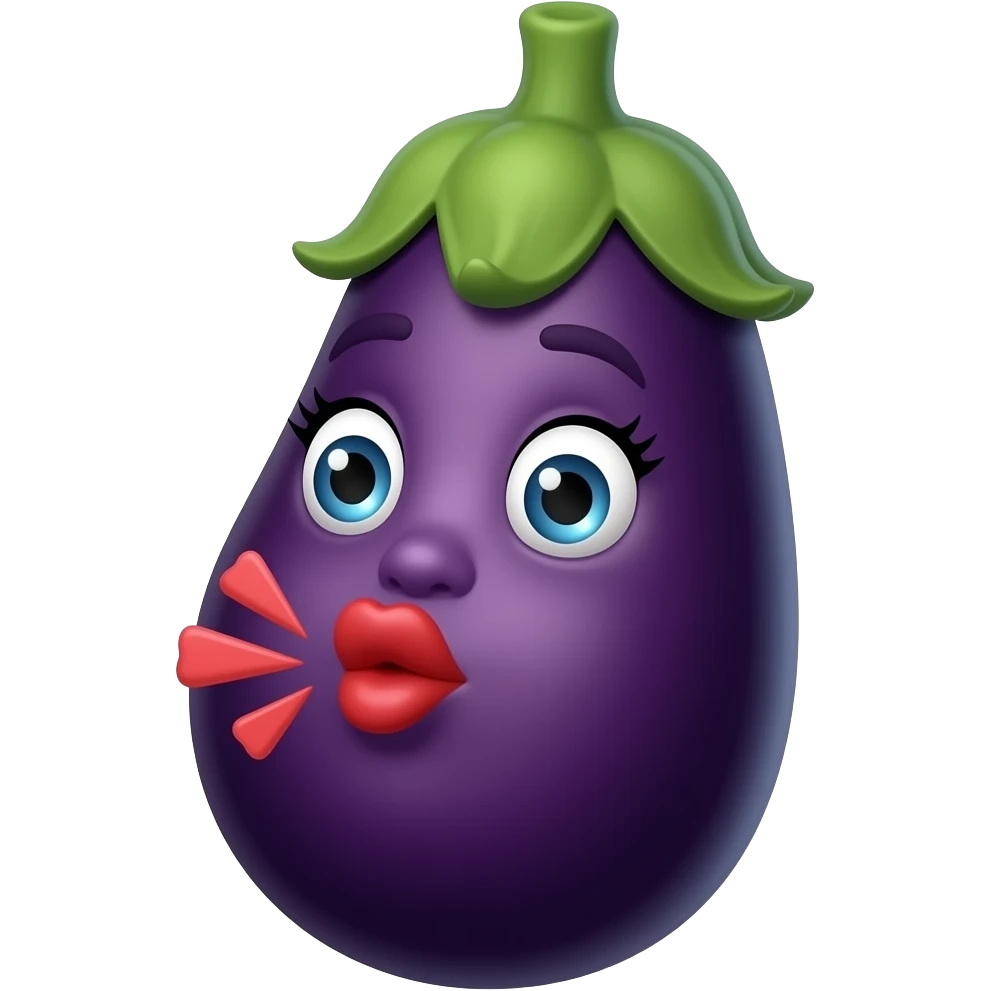 😘🍆 emoji