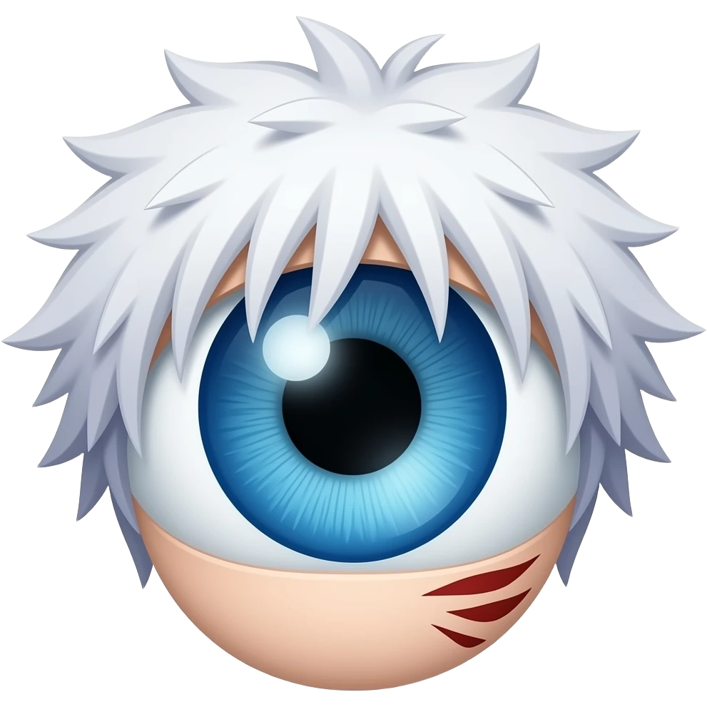 Gojo blue eye emoji