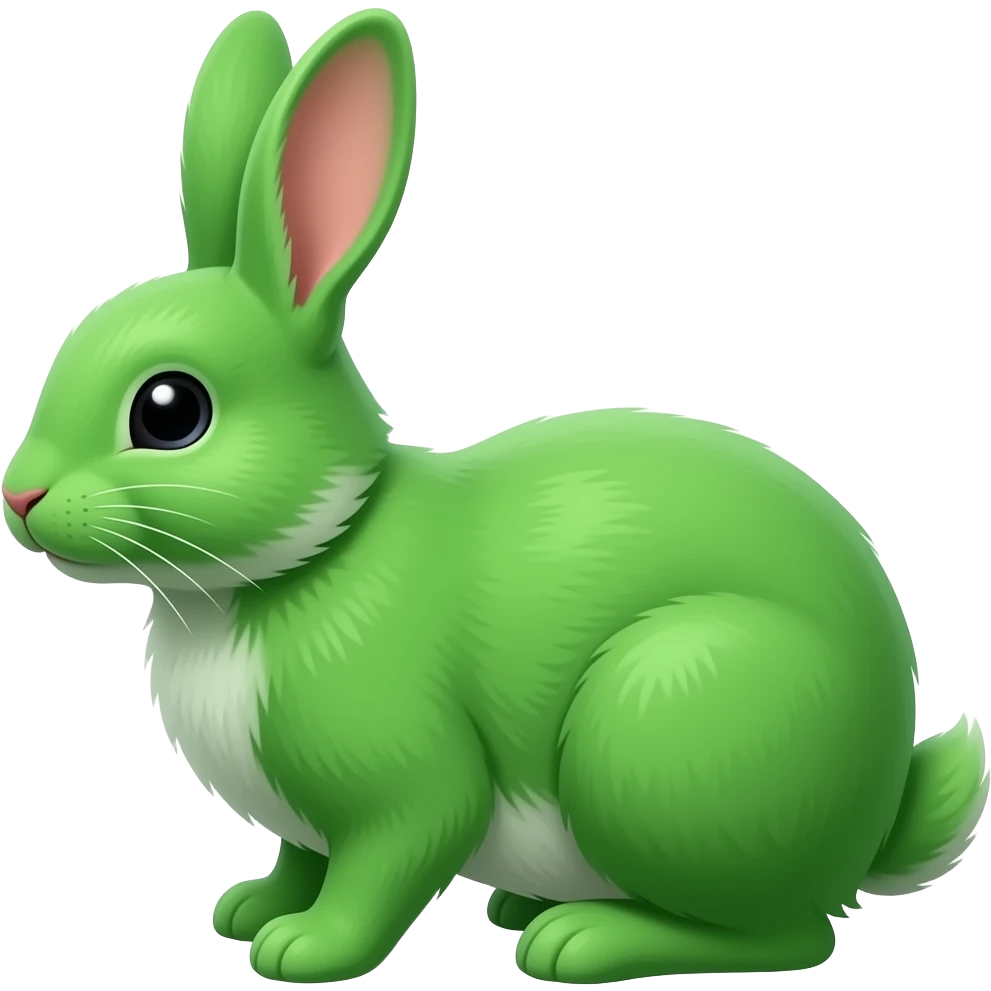🐰 a green rabbit emoji