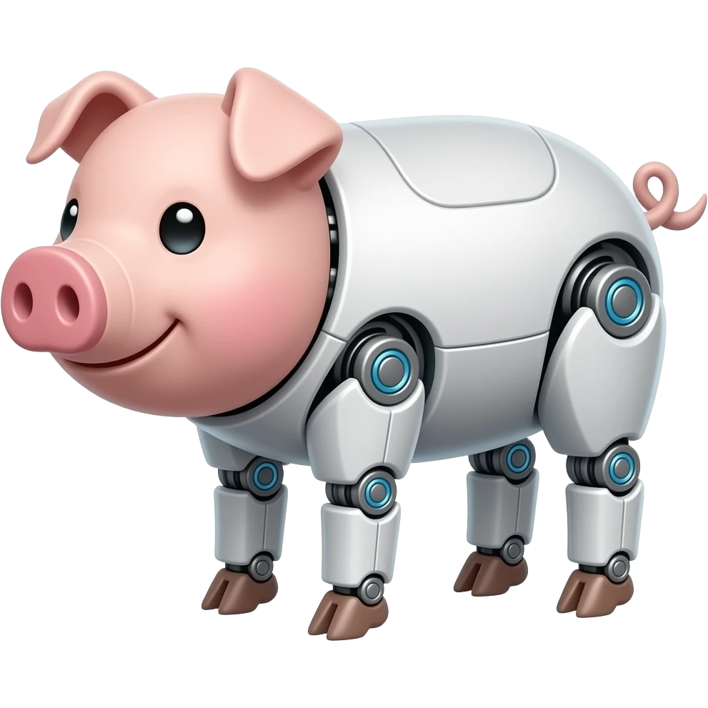 pig robot emoji