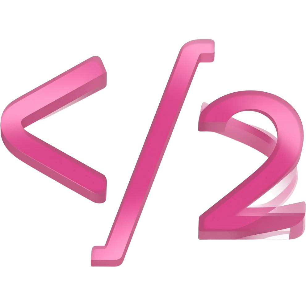 HTML pink emoji