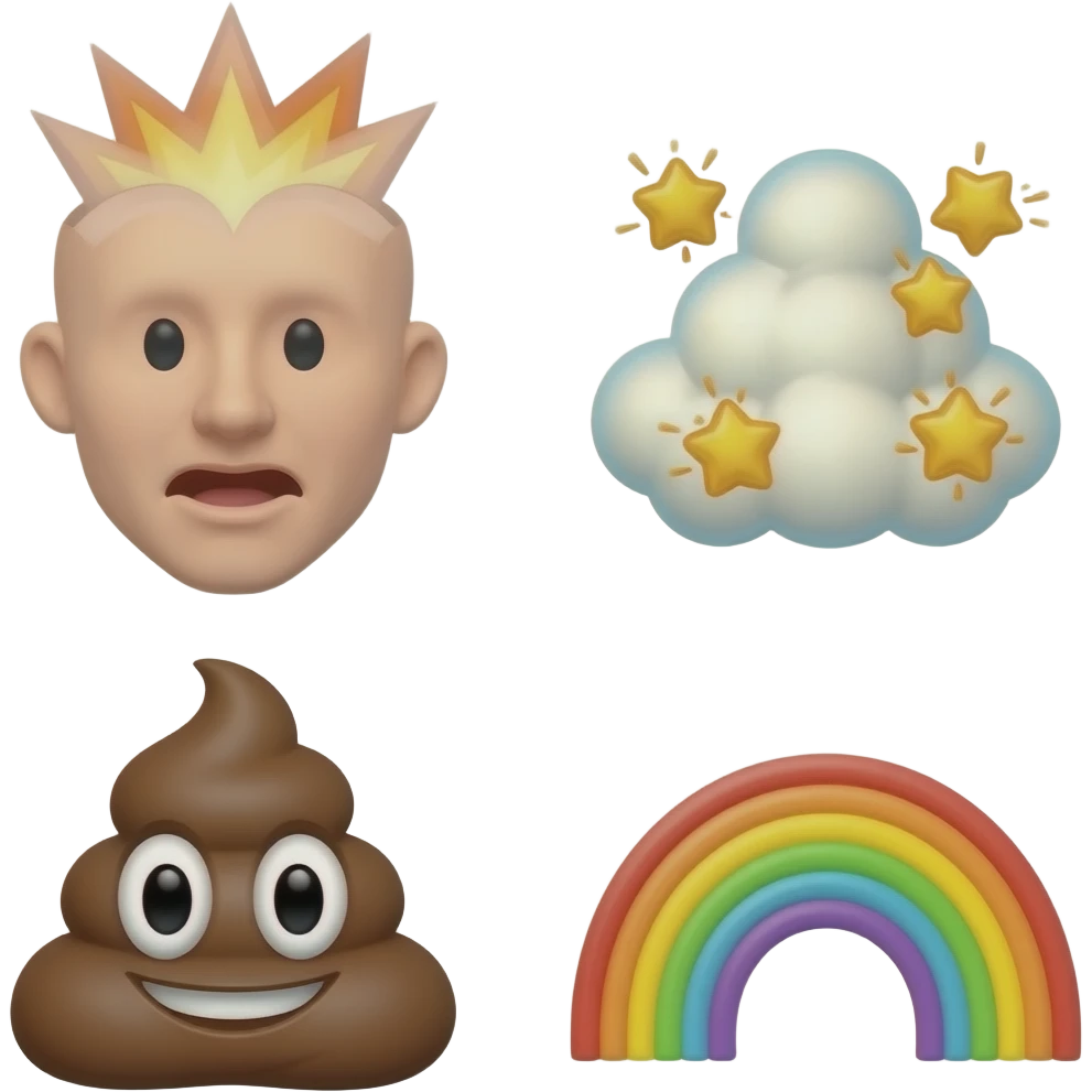 🤯💩🌈 emoji