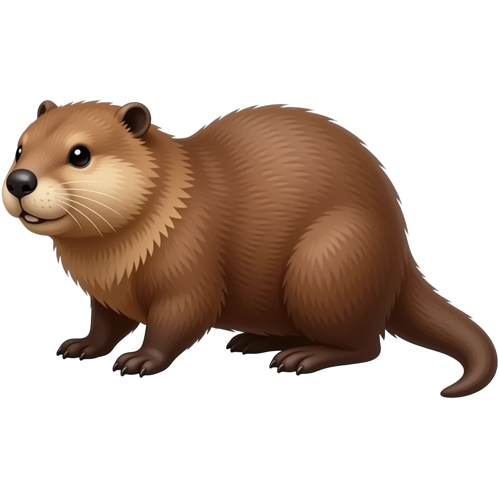 North American beaver emoji