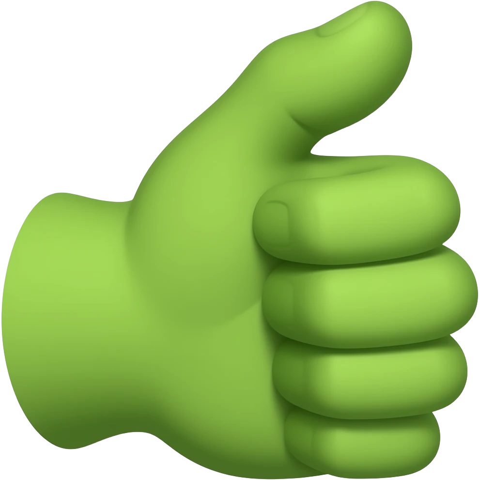 Pouce vert emoji