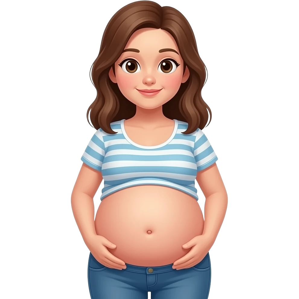 girl look at you tummy,big and full,ready to go pop,so full that a heavy fat stomach wants a gentle rub,A Bellybutton,had too much to eat,even one can’t fast but walks like one is pregnant with a baby bump sticking out and leading the way. emoji