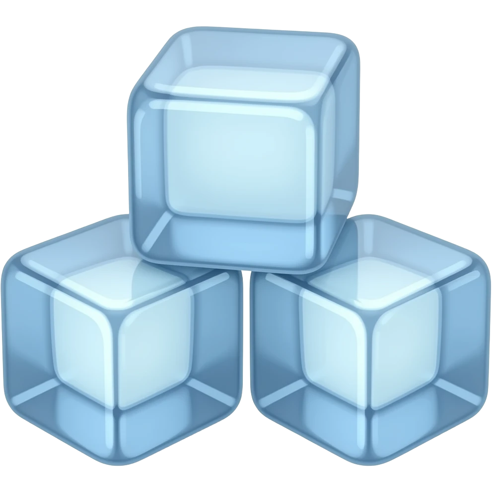 THREE ICE CUBE emoji