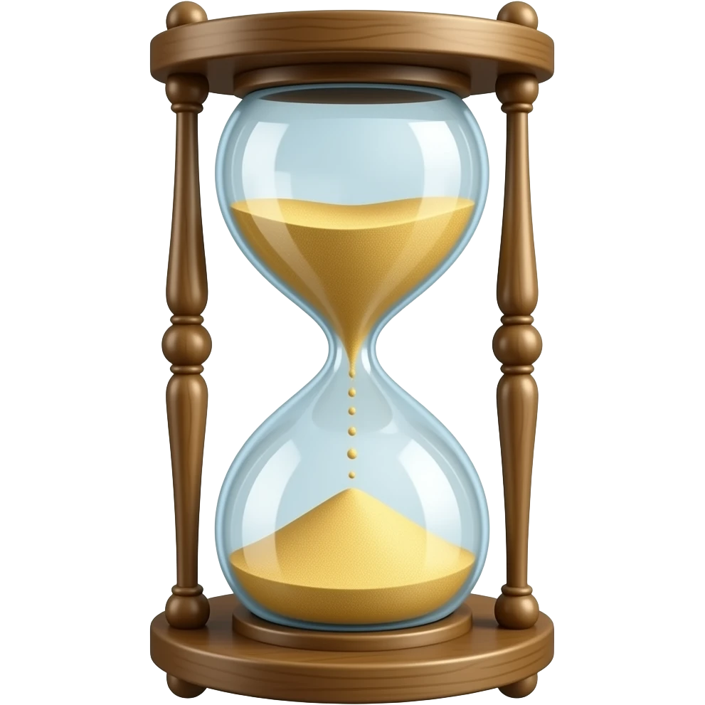 sand clock emoji