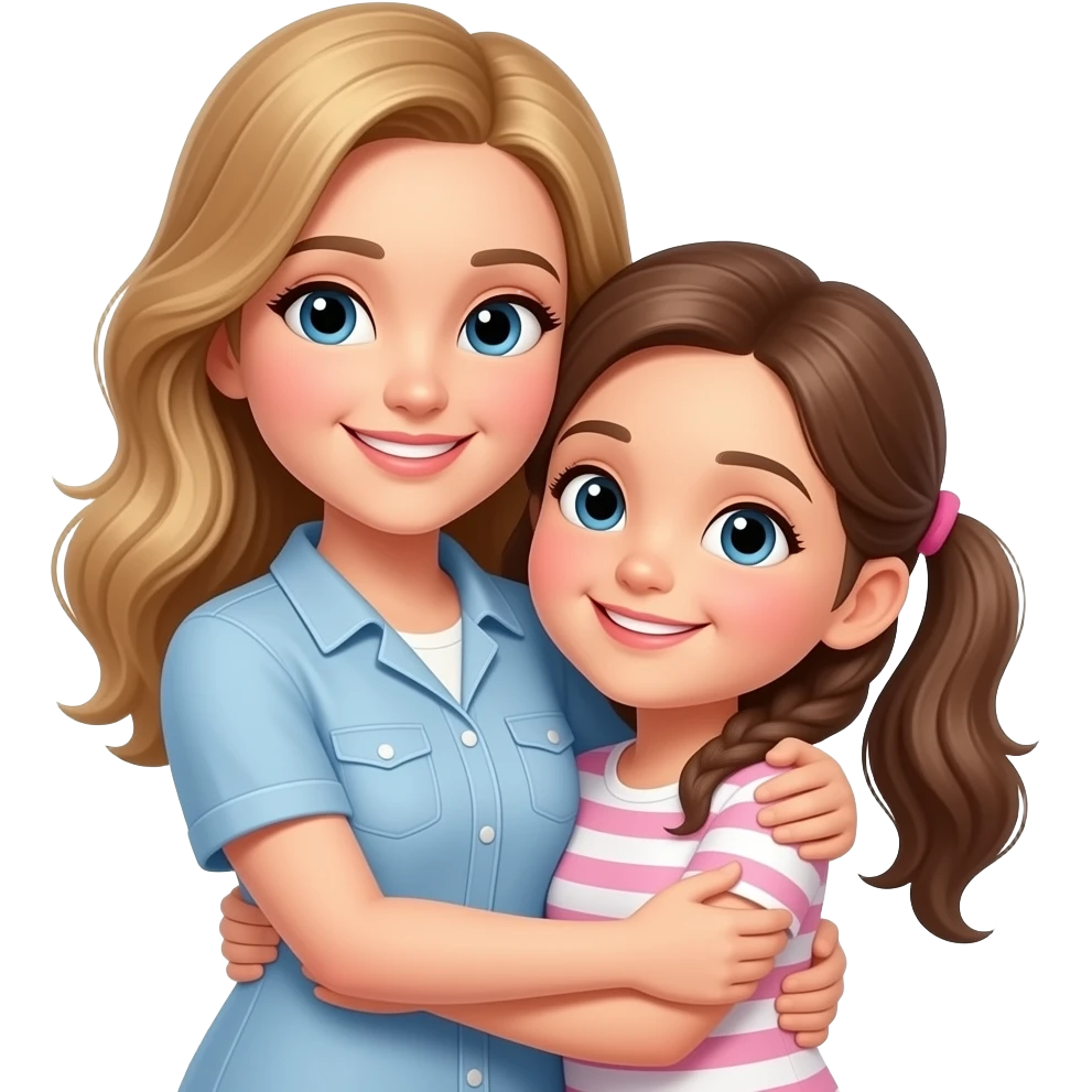 amor entre madre y hija emoji