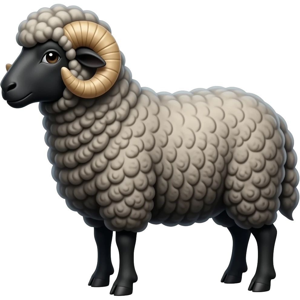 Black sheep emoji
