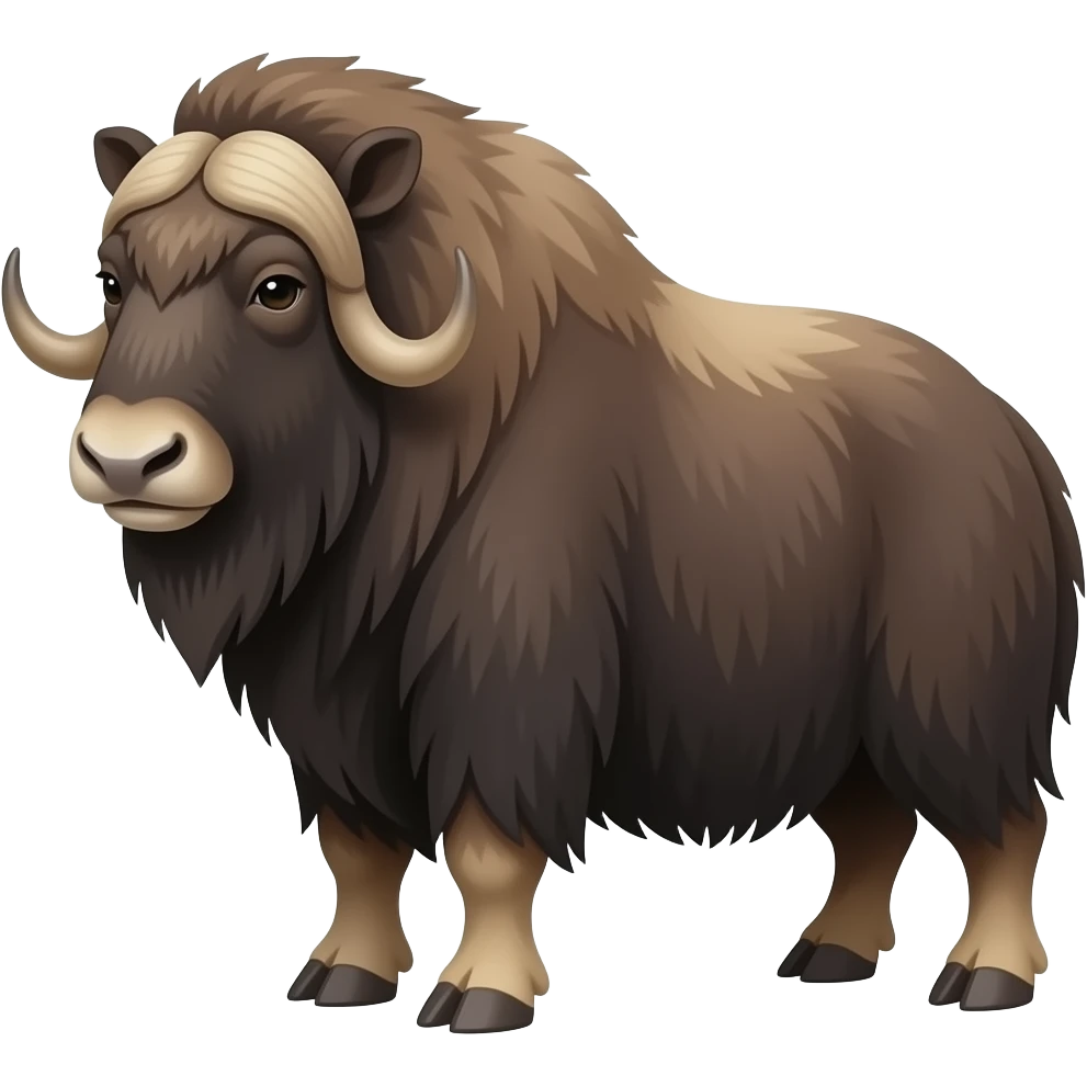 Muskox emoji