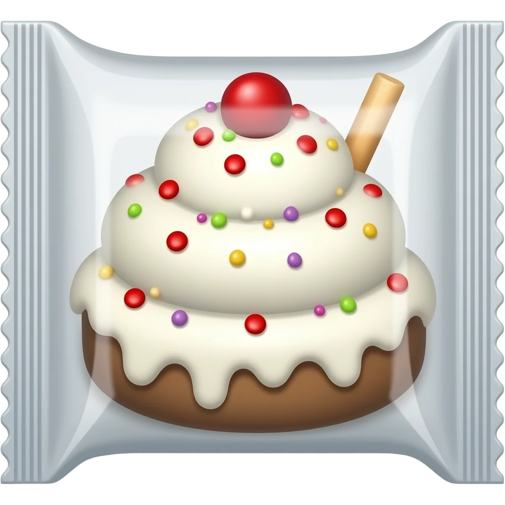 Сладости 🍧 в пакете emoji