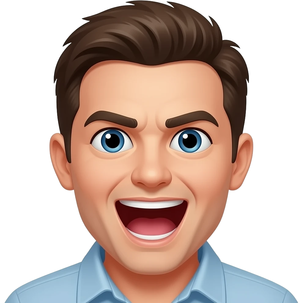 With rouring emoji