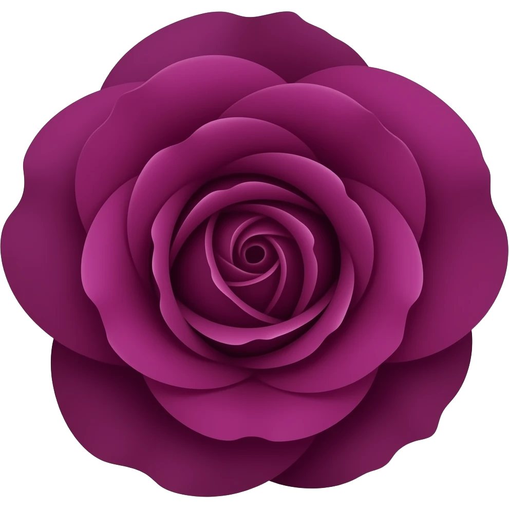 Deep berry-purple rose, Baronesse by Tantau, tight rosette petals ...