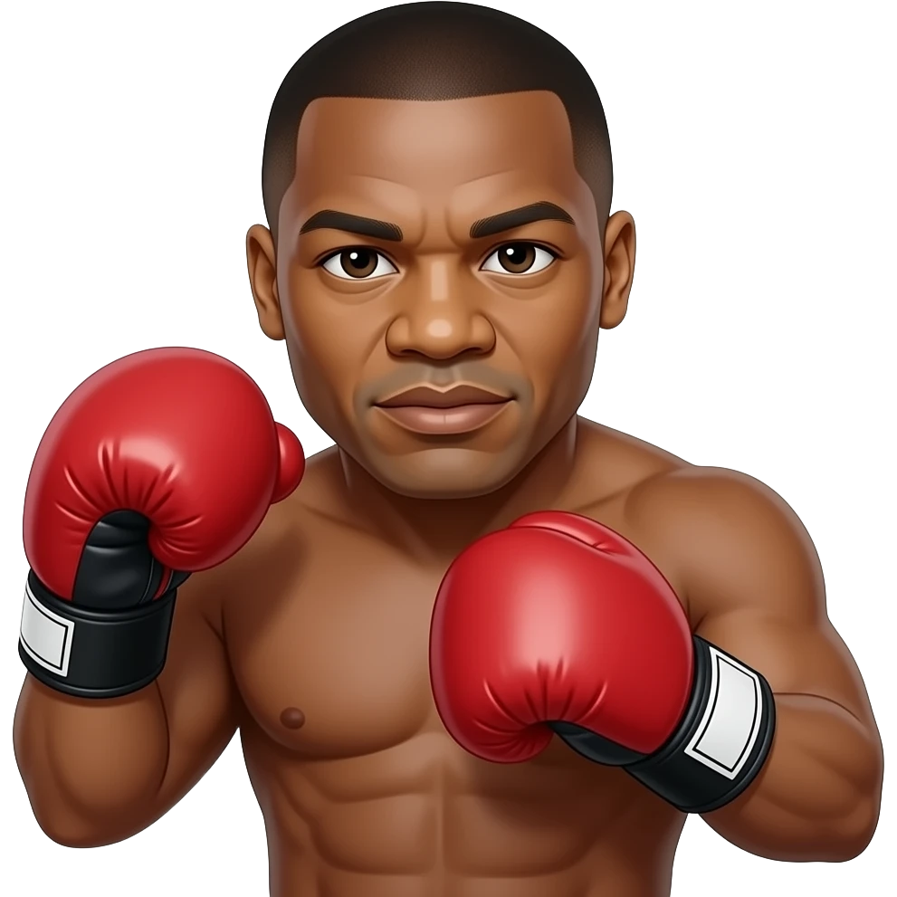 Mike tyson wearing boxing gloves meme motivation emoji