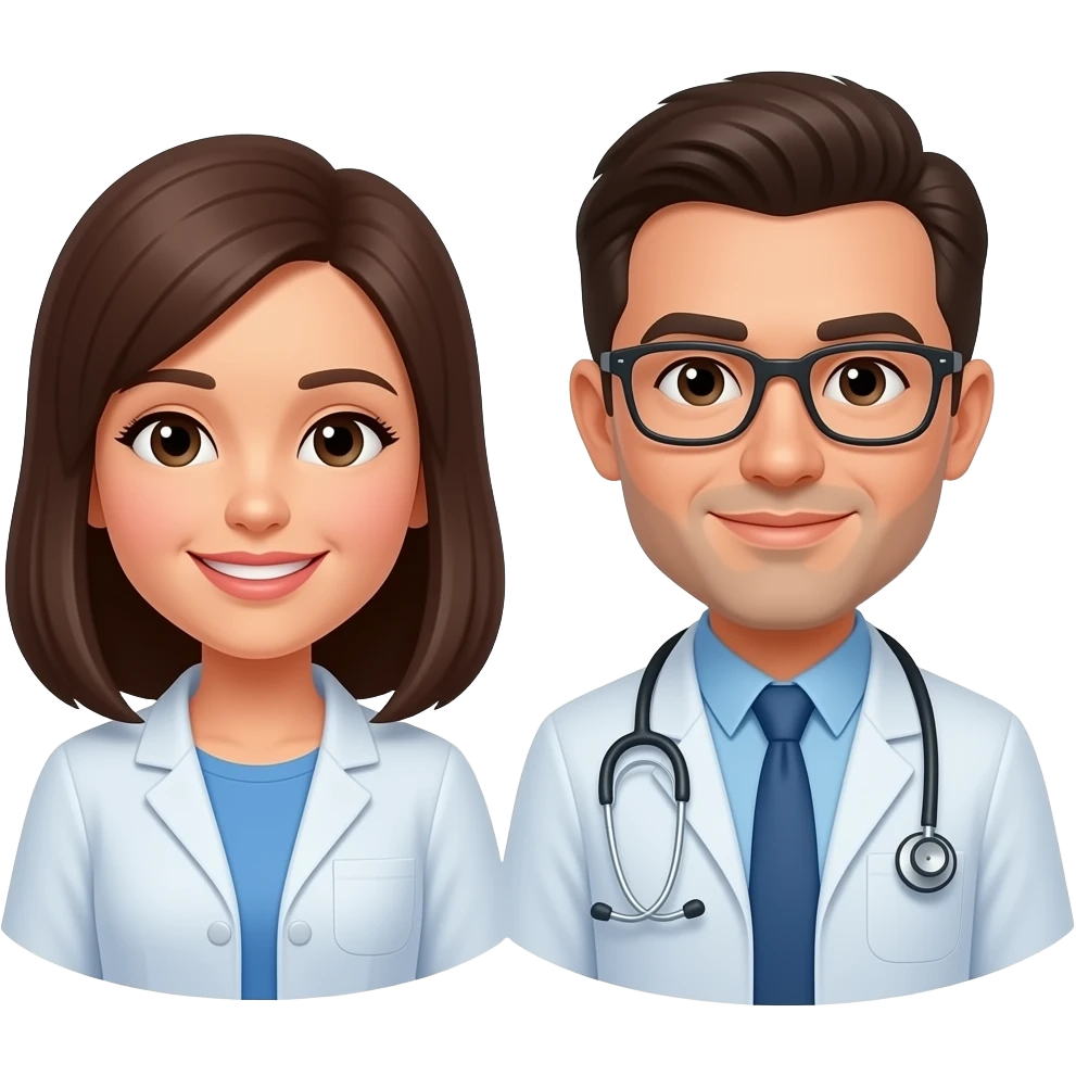 CONSENTIMIENTO INFORMADO CON MEDICO Y PACIENTE emoji