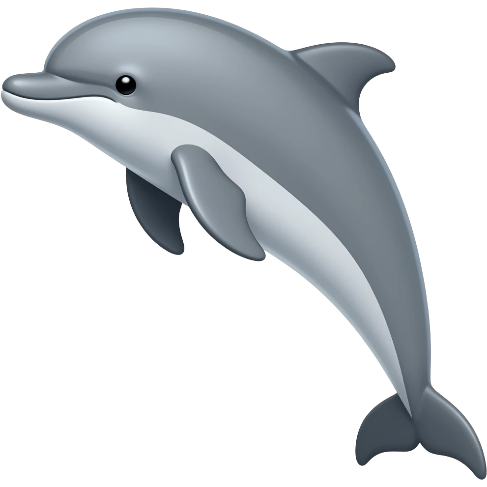 dolphin anime style emoji