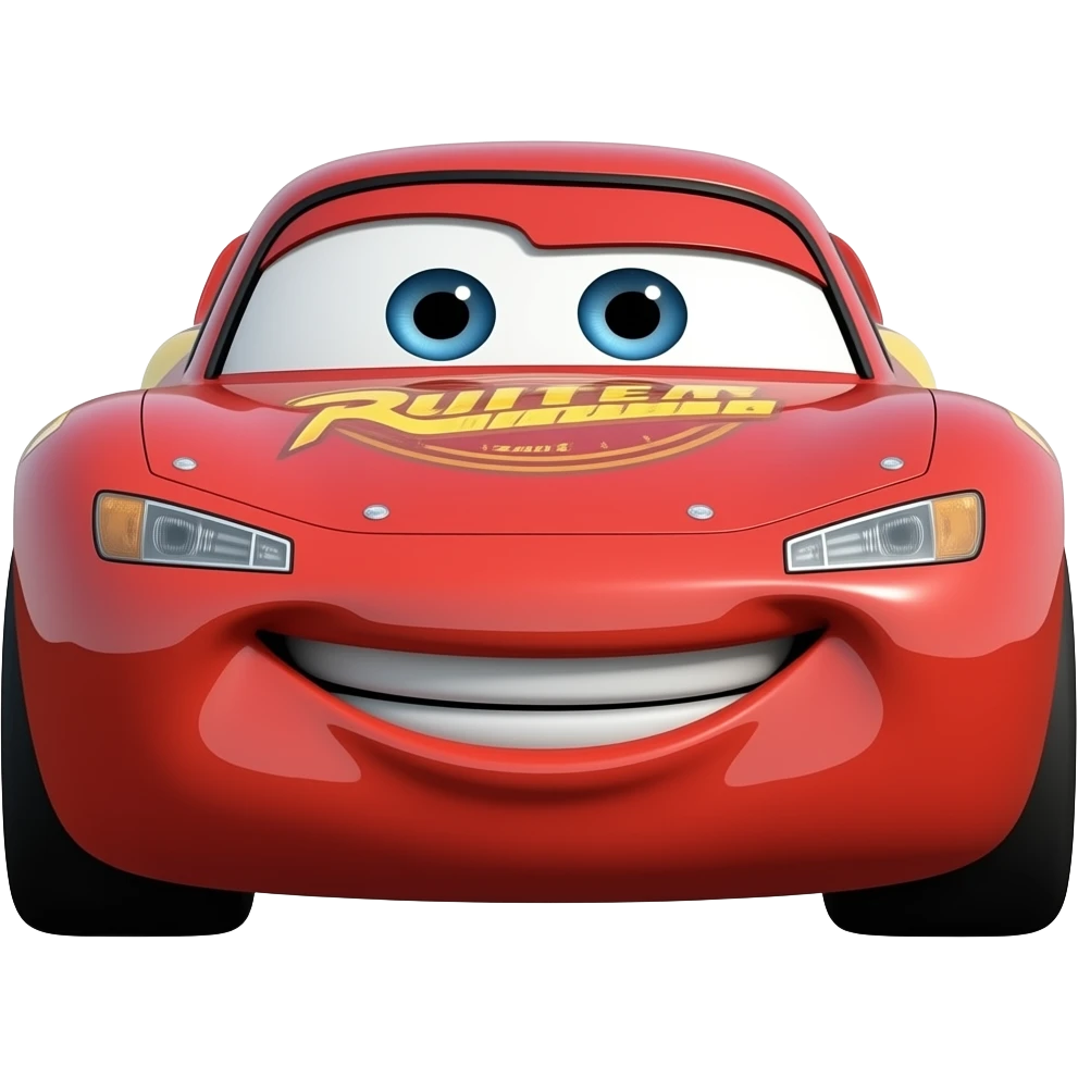 Lightning McQueen tesoura emoji