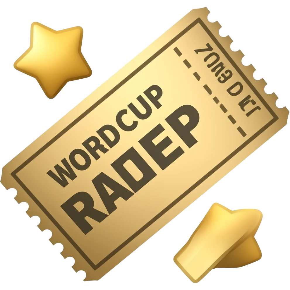 world cup raffle emoji