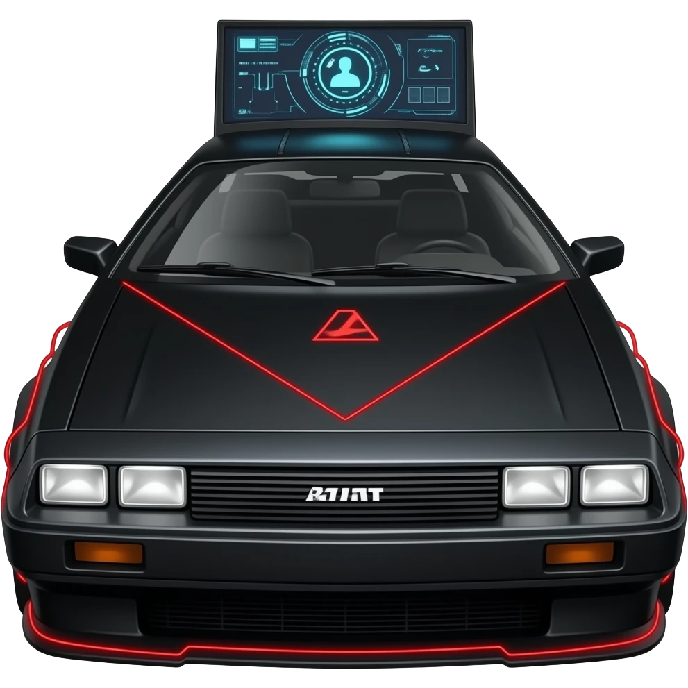 knight-rider-kitt-car emoji