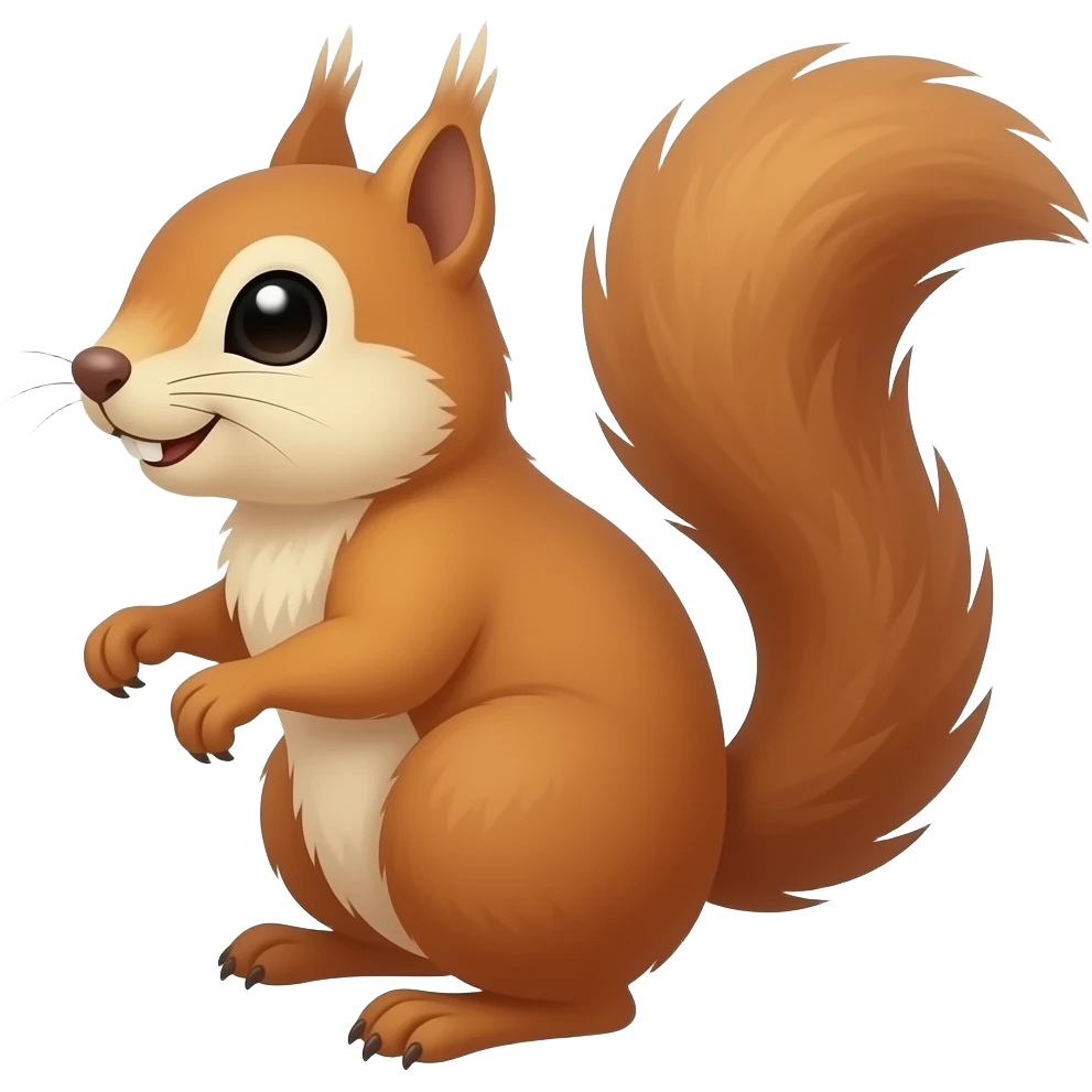 Chipmunk the tail chipmunk emoji