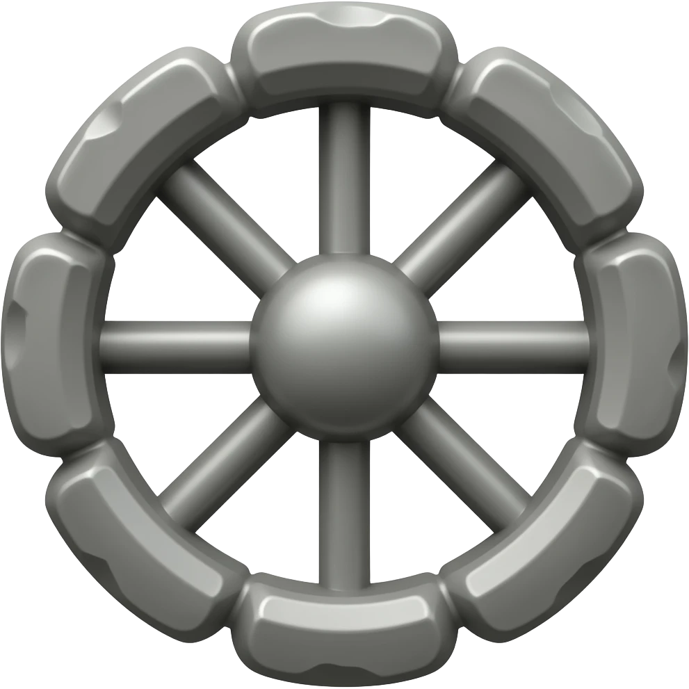 stone wheel emoji