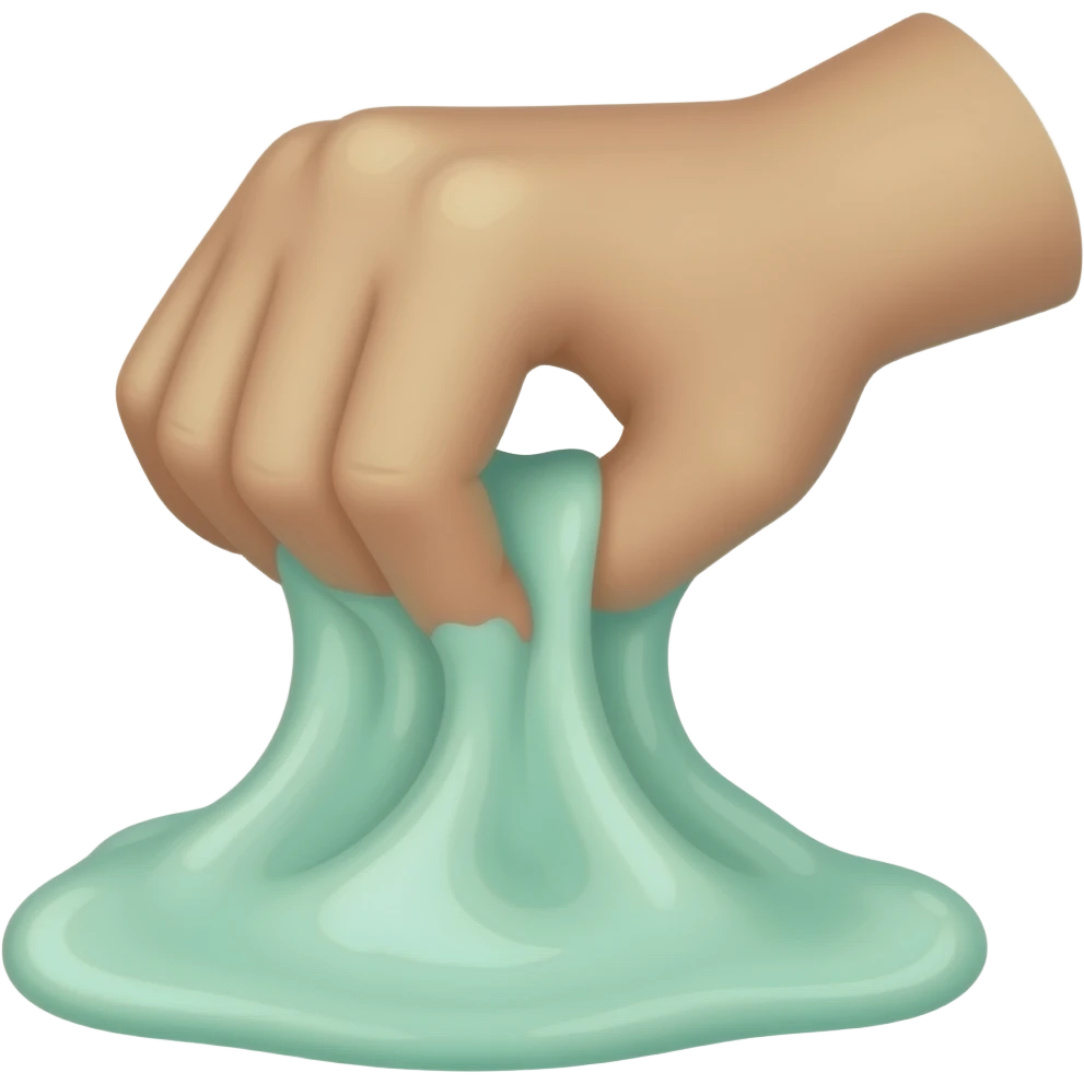 Dipping slime emoji
