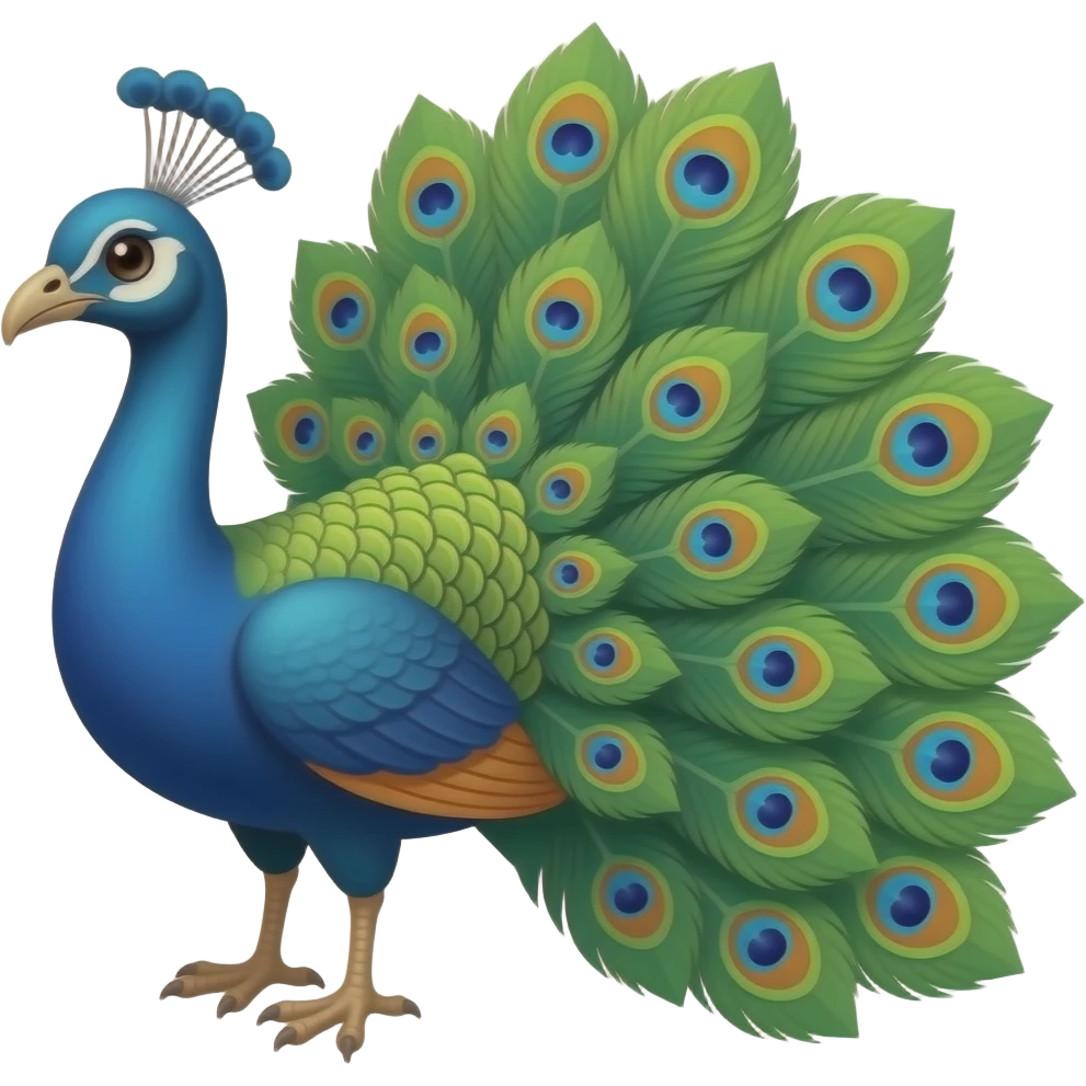 Peacock emoji