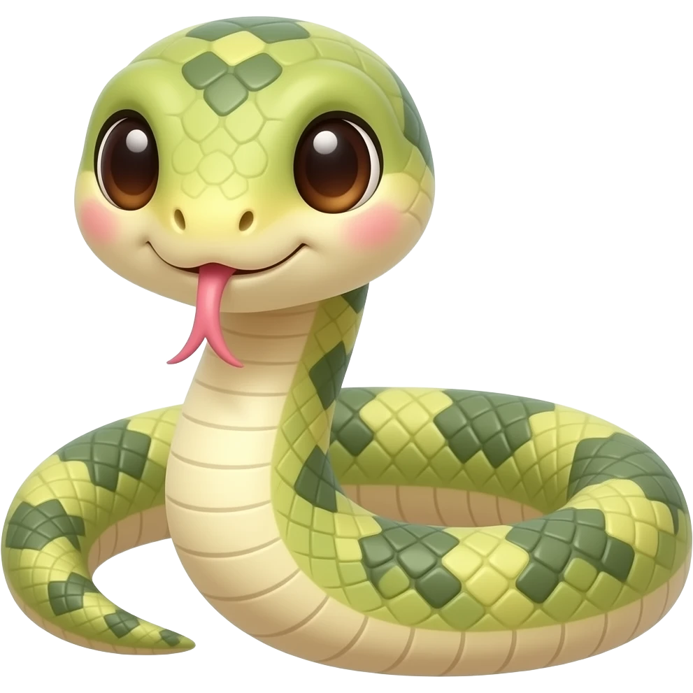 cute snake emoji