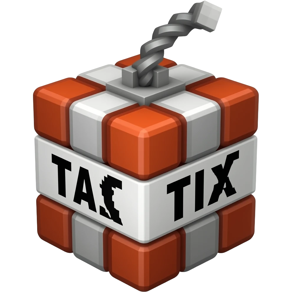 Make a Minecraft tnt block emoji