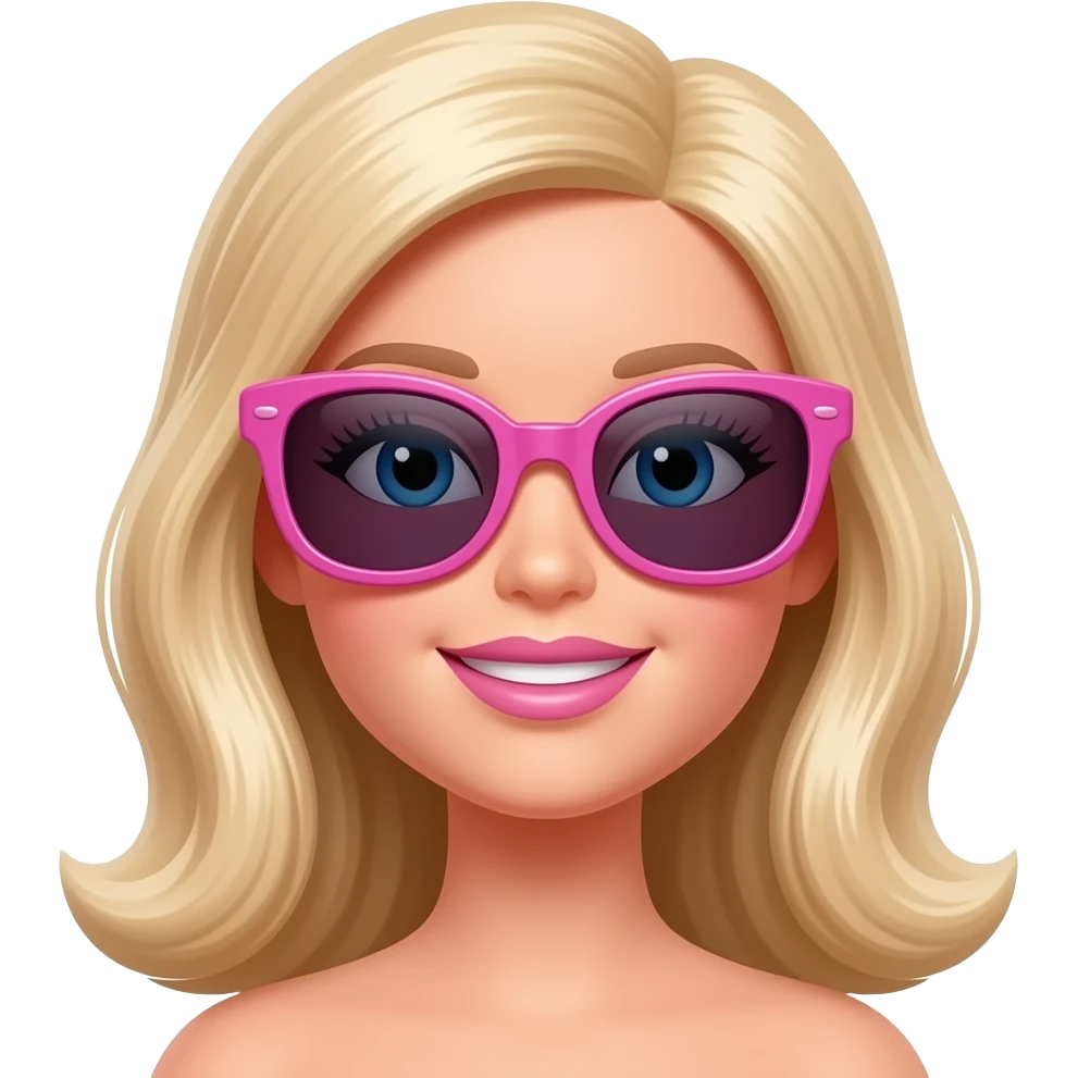 barbie big sunglasses emoji
