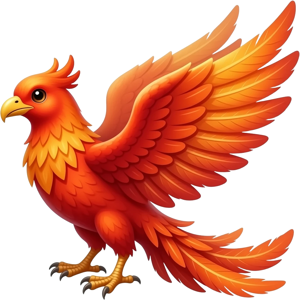 Red phoenix emoji