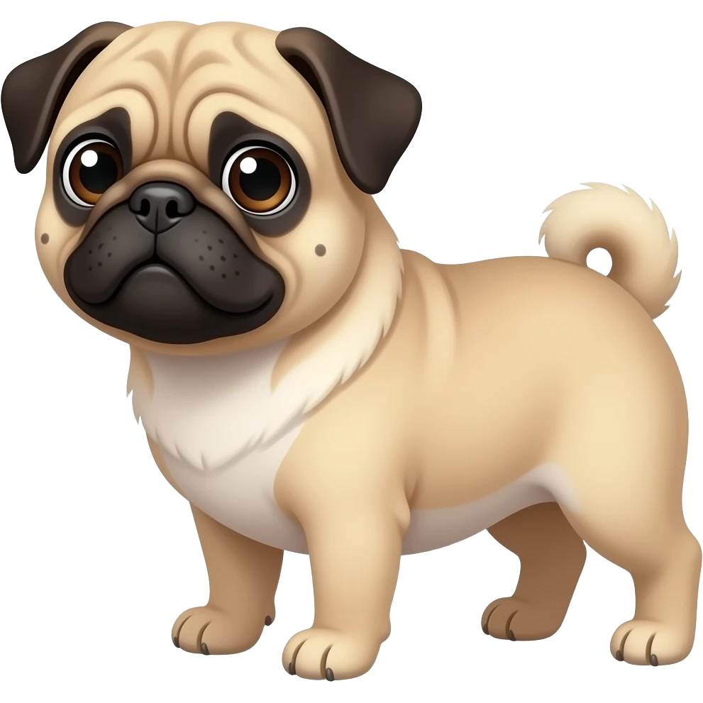 PUG cute emoji