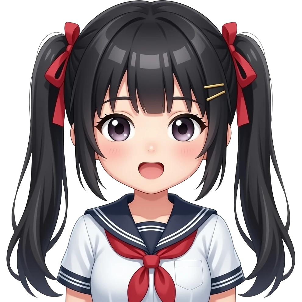Naugthy anime girl , ahegao emoji