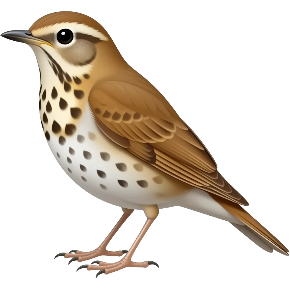wood thrush emoji